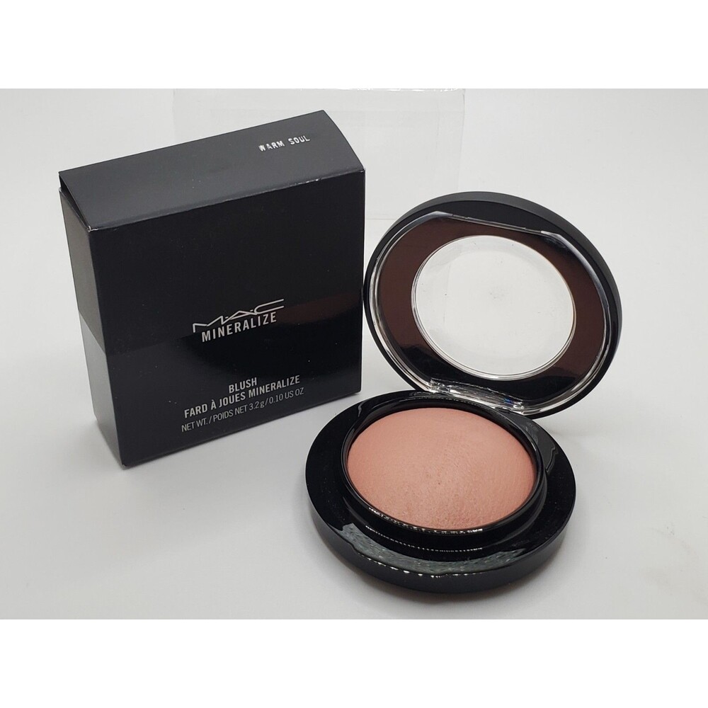 MAC WARM SOUL Mineralize Blush ~ Mid-tone Beige Gold Pearl ~ 3.2gm New in Box